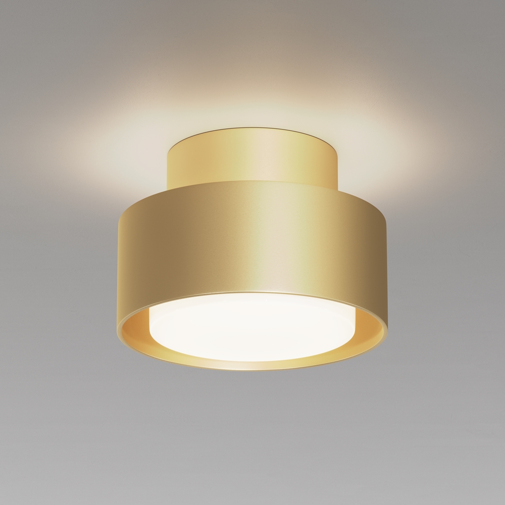 C092CL-GX53-MG. Maytoni Technical. Потолочный светильник.Матовое Золото, 1*GX53 15W 240V IP 20