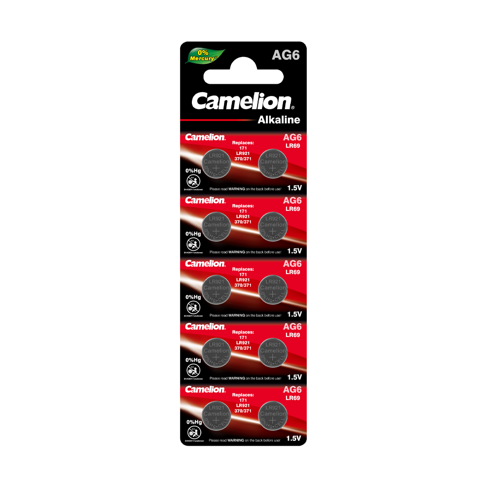 Алкалиновые (щелочные) элементы питания (1 шт)  Alkaline 1.5V. Camelion AG6 Cam