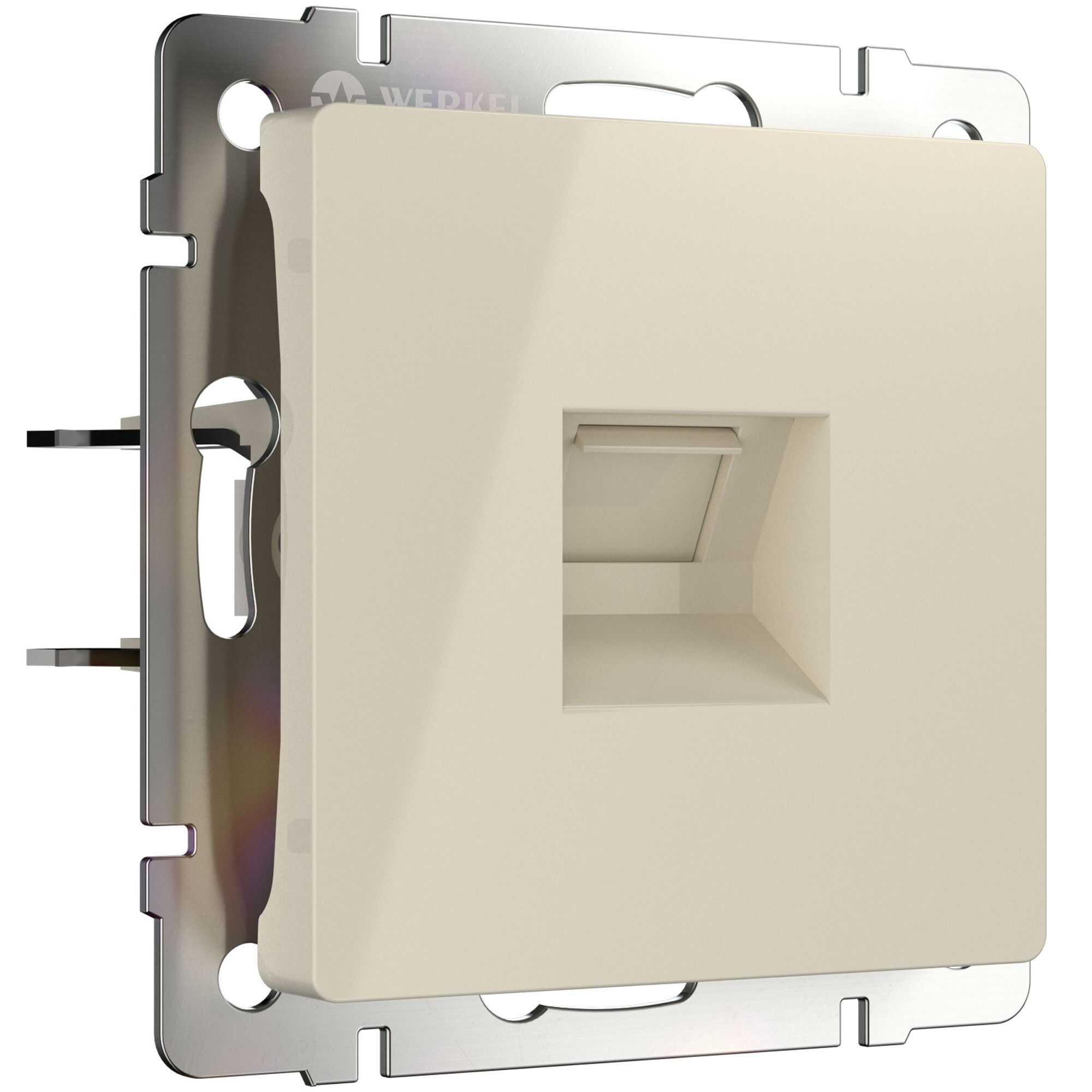 Розетка Ethernet RJ-45 Кат.5е. Слоновая кость. Слоновая кость. Werkel W1181003