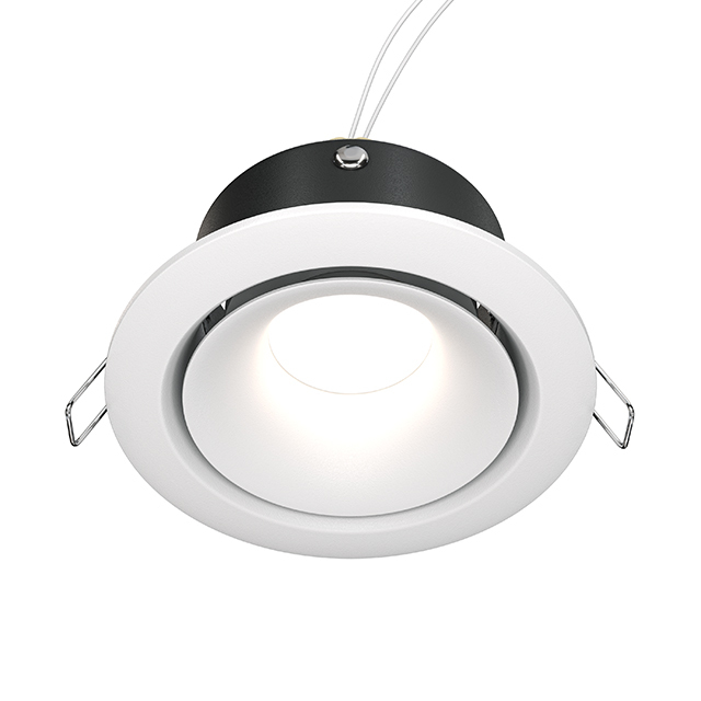 DL030-2-01W. Maytoni. Встраиваемый светильник MR16, 1*GU10, 50W, 220V. Белый