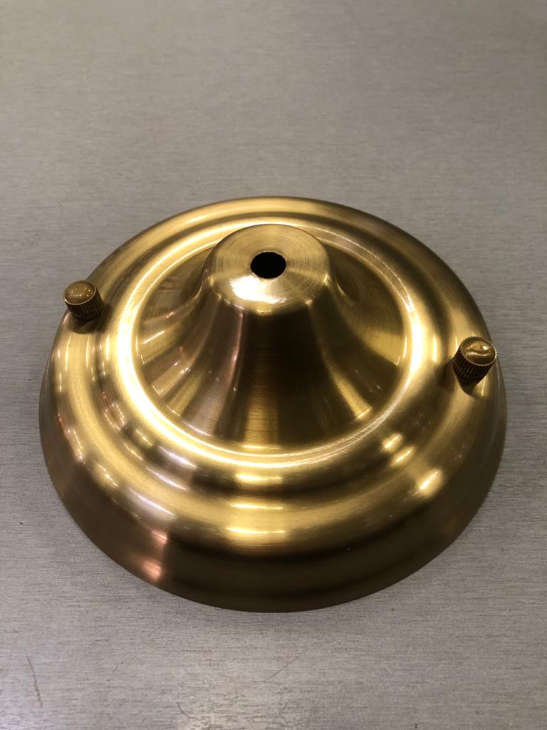 BASE.170.AB.Комплектующие.Универсальное потолочное крепление D170mm,металл.Бронза