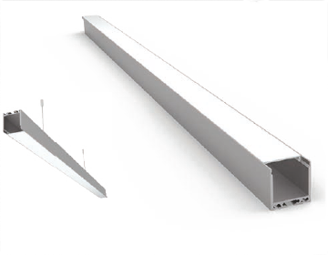 P3535 ком. Commeuroled Комплект накладного алюминиевого профиля для LED ленты Прямоугольный 35х35 mm