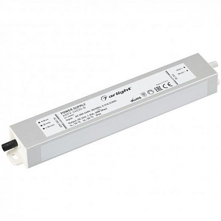 020004-ARL. Arlight. Блок питания для светодиодных лент, IP66, 30W, 24V, 1,25А, 3 года