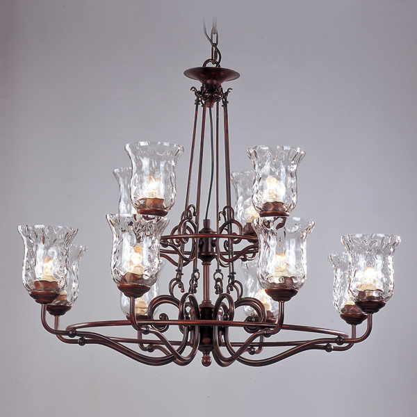 Люстра. 12*E27, 60W, 220V. Коричневый L`Arte Luce Gela L17712.19.