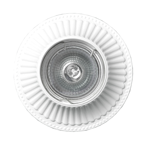 SV 7027. SvDecor. Гипсовый встраиваемый светильник MR16. GU5.3/GU10 . Белый