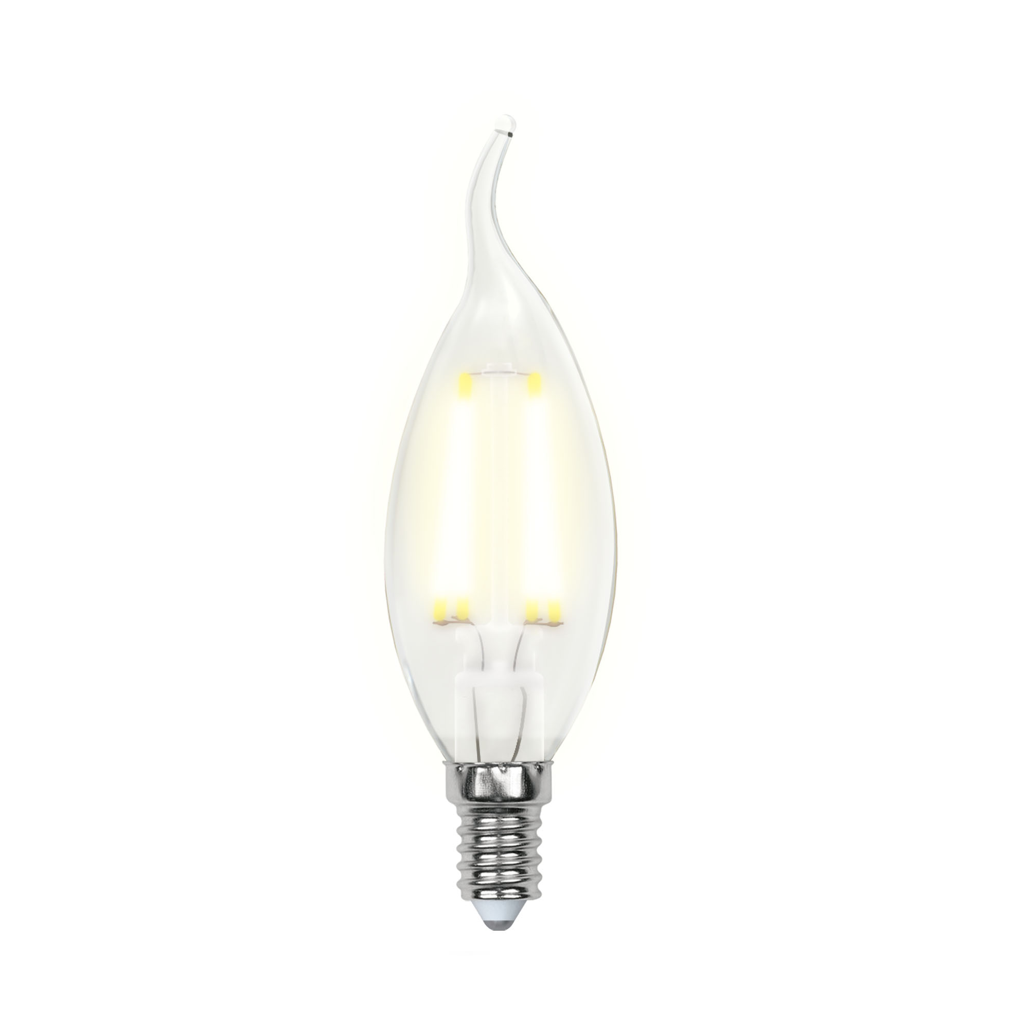 Светодиодная лампа "Свеча на ветру" . E14, 6W, 200-250V, 3000K. Uniel UL-00000306