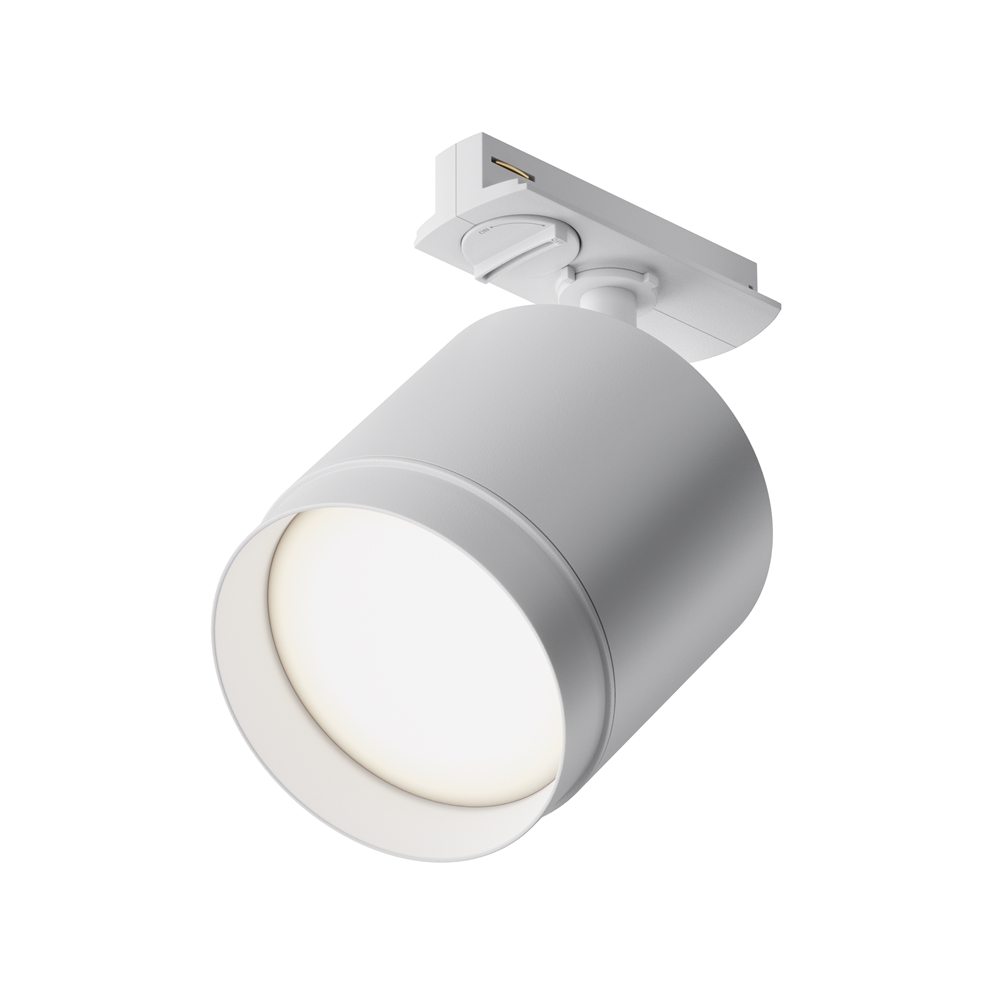 TR088-1-GX53-W. Maytoni Technical. Polar. Трековый светильник GX53 15W 220V. Белый