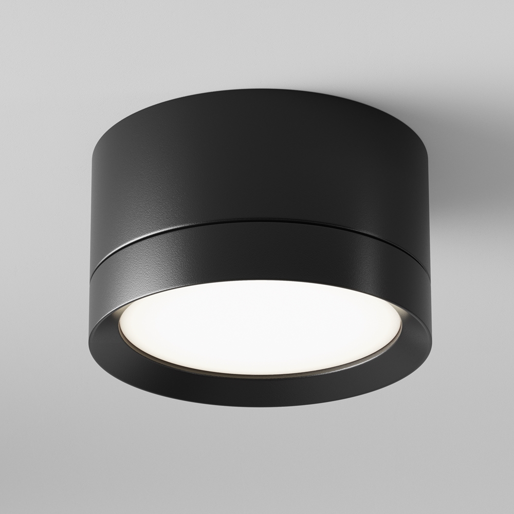 C086CL-GX53-SRD-B, Maytoni, Потолочный светильник, 1*Цоколь GX53, 15W, 220V, IP20. Черный
