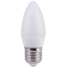 Светодиодная лампа "Свеча" . E27, 6W, 220V, 4000K. Ecola C7LV60ELC