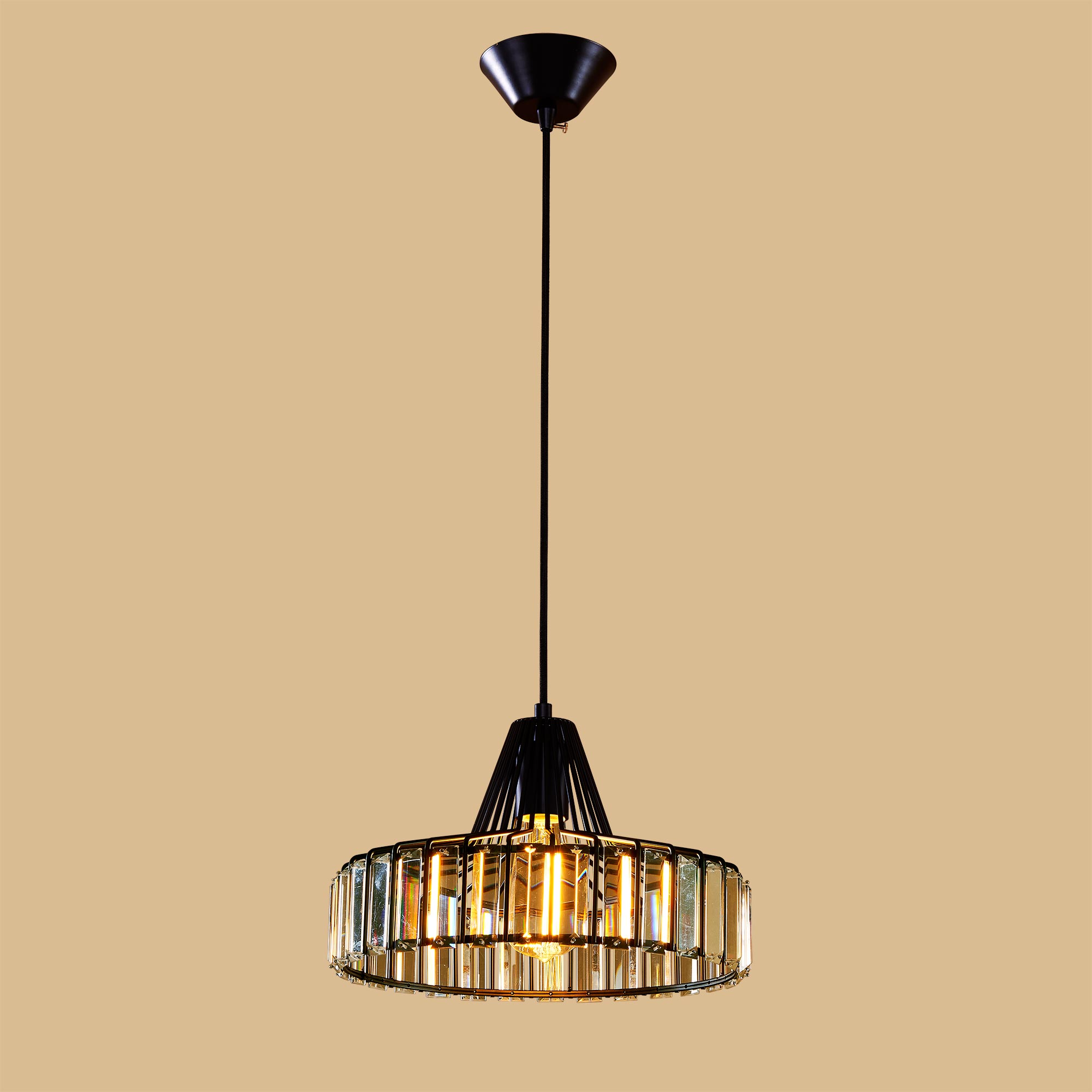 CL450212. CitiLux. Эдисон. Светильник подвесной  1*E27  75W 220V. Черный