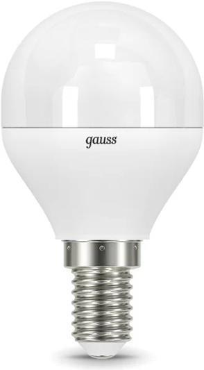 Светодиодная лампа "Шар" . E14, 9.5W, 220V, 4100K. Gauss 105101210