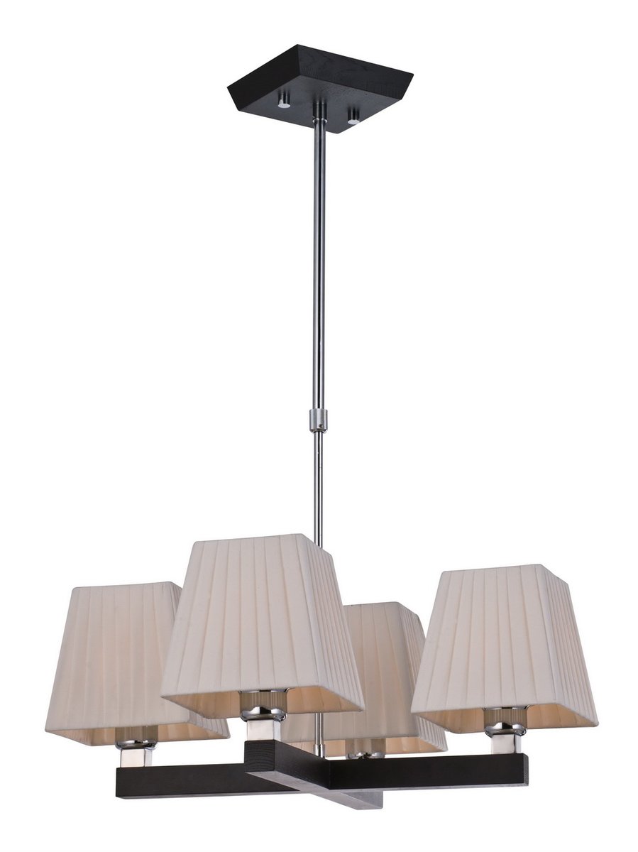 Люстра. 4*E27, 40W, 220V. Черный, хром Favourite Acorde 1070-4Р.