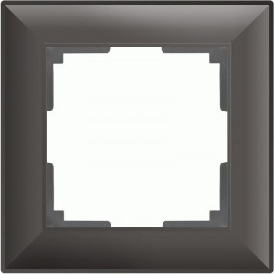 Рамка на 1 пост Серо-коричневый Werkel Fiore W0012207