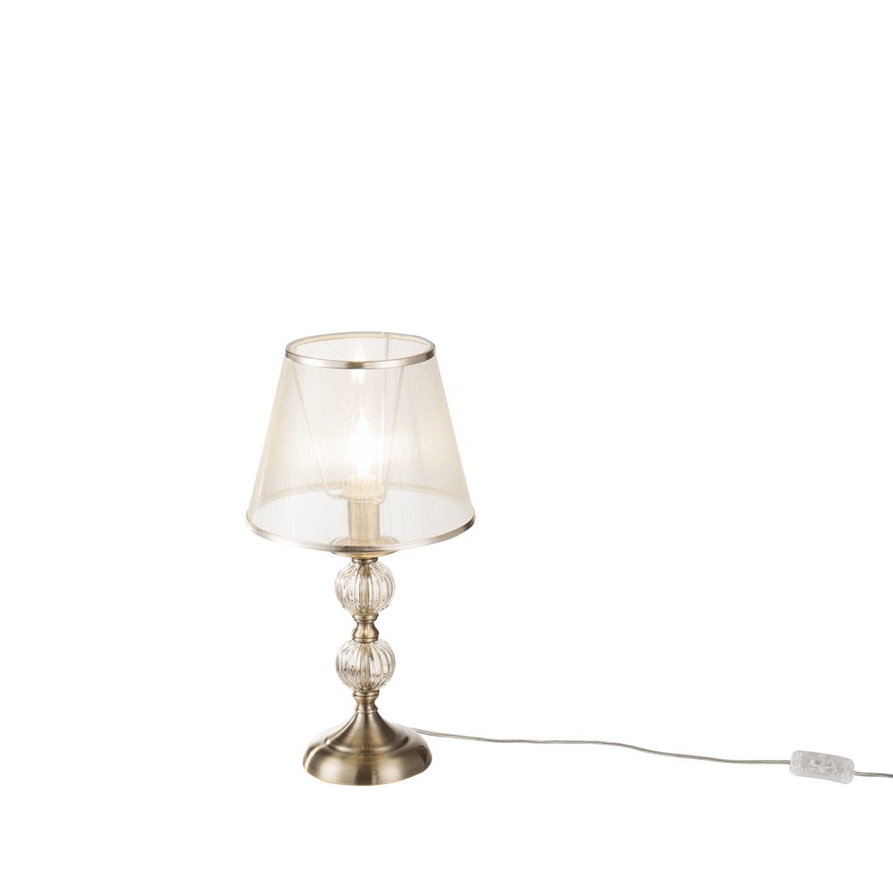 FR2685TL-01BZ Freya Inessa Настольная лампа, 1*E14, 40W 220V. Бронза