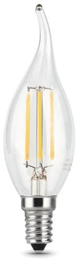 Светодиодная лампа "Свеча на ветру" . E14, 9W, 220V, 4100K. Gauss 104801209