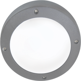 Светильник накладной, влагозащищенный IP65. Серый. 1*GX53, 15W 220V Ecola GX53 FS53SSECS