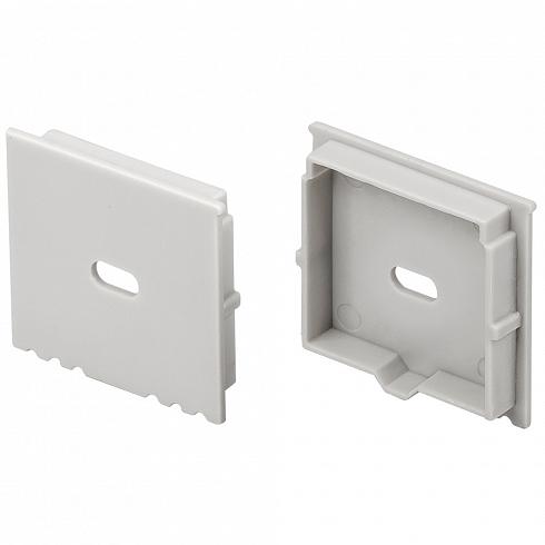 IS-PV5635. Commeuroled. Заглушка боковая для профиля IP20. PVC серый.