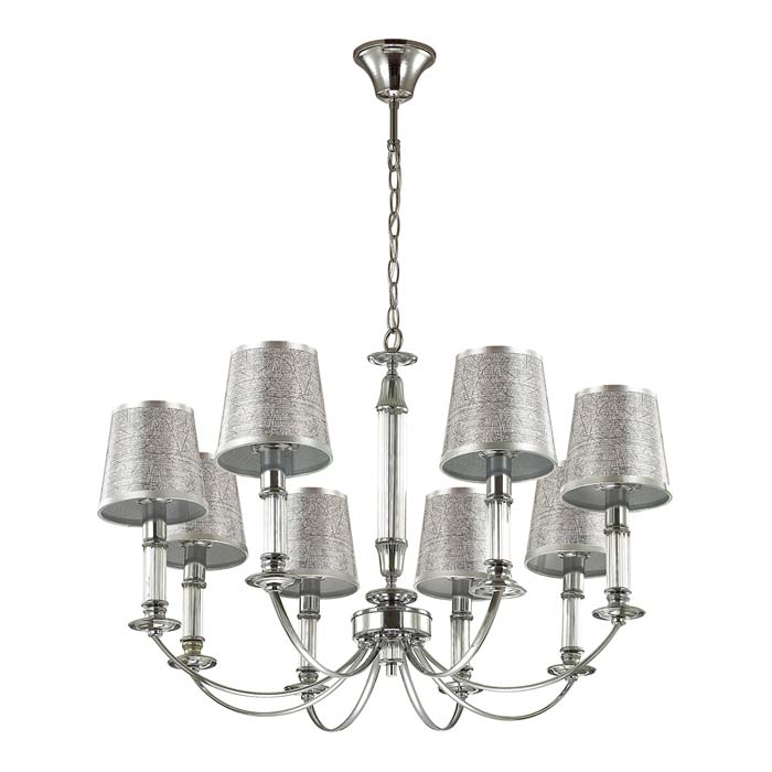 Люстра. 8*E14, 40W, 220V. Хром Lumion Argello 3615/8.