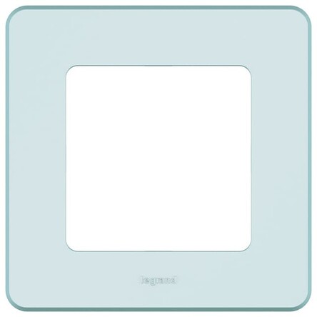 673935. Legrand. Inspiria (Мятный). Рамка на 1-пост. пластик