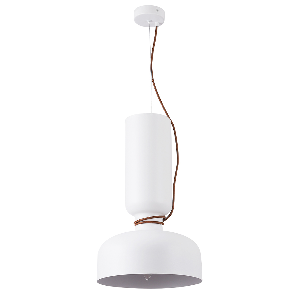 Светильник подвесной   1*E27  60W 220V. Белый Crystal Lux UNO UNO SP1.3 WHITE