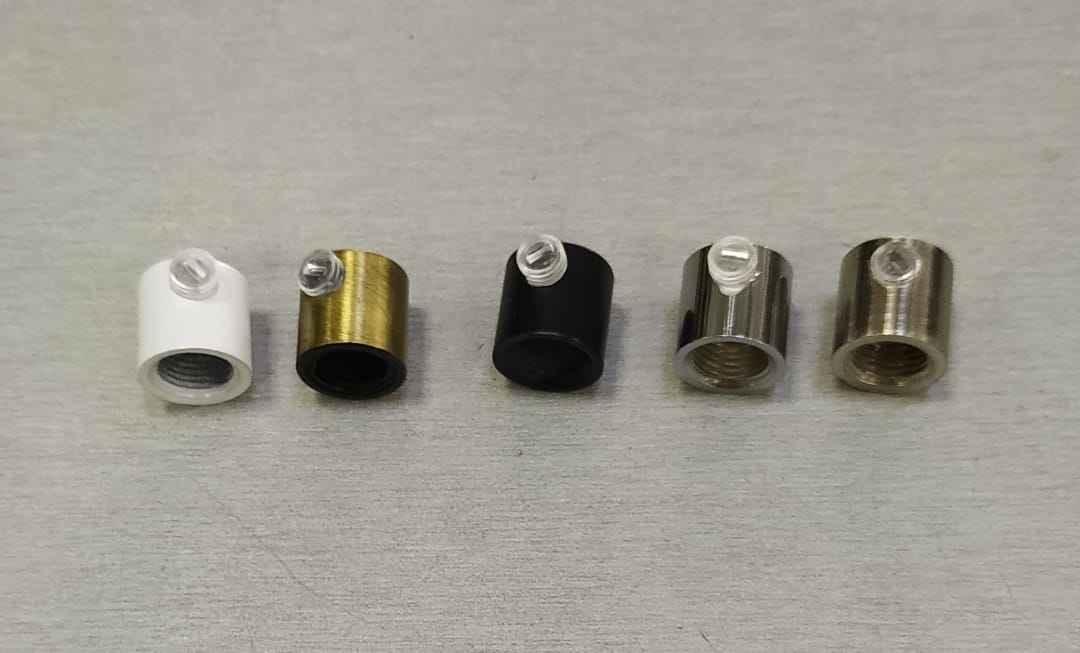 Держатель провода с пластиковым винтом, с резьбой M10x1. Белый. 33 Идеи  FN14 WH