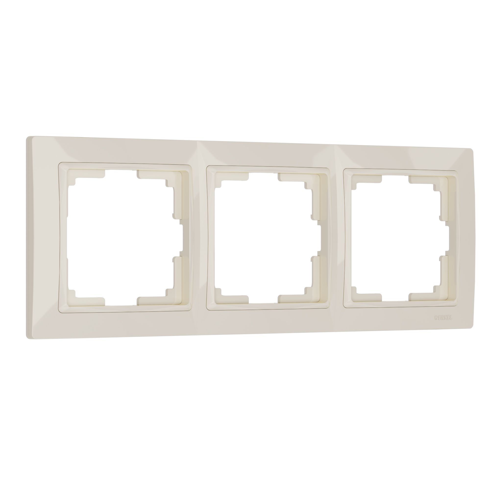 Рамка на 3 поста слоновая кость поликарбонат Werkel Snabb basic W0032003