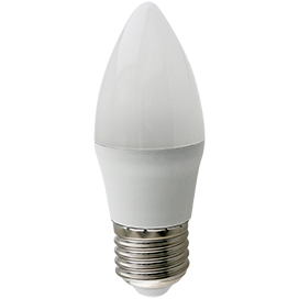 Светодиодная лампа "Свеча" . E27, 10W, 220V, 2700K. Ecola C7MW10ELC