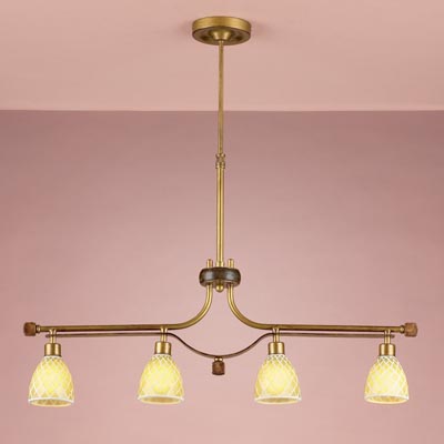 Люстра. 4*G9, 40W, 220V. Коричневый Leds`C4 Martina 20-0582-S4-Z8.