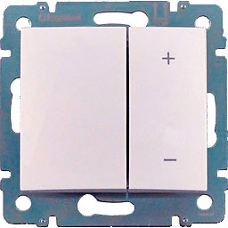 770062. Legrand. Valena. Светорегулятор 40W - 400W, для ламп накаливания и галогенных