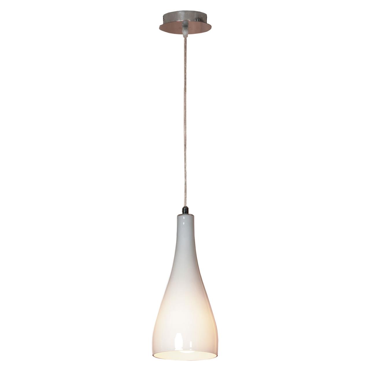 Lussole. Rimini. Хром, белый
 Светильник подвесной , 1*E27  60W 220V