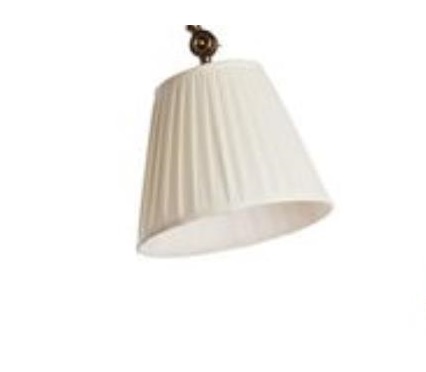 GA1509.Arte Lamp.Абажур тканевый подвешивается на патрон (крепление сверху) E27, Ткань. Кремовый