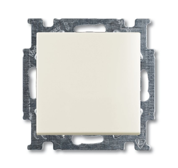 Механизм выкоючателя с накладкой 1-клавишный Слоновая кость IP20 ABB Basic 55 2006/1 UC-92-507