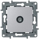 672465. Legrand. Etika (Алюминий). Розетка TV оконечная 5-862мГц 5дБ
