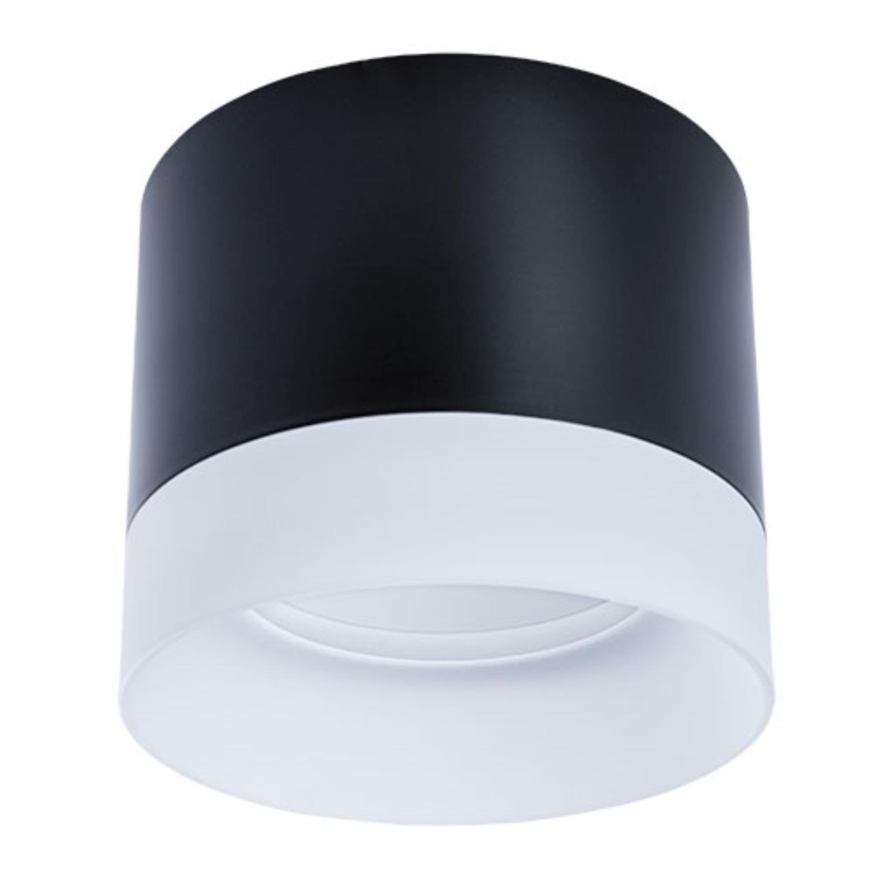 A5554PL-1BK Arte Lamp Потолочный светильник, 1*GX53 15W 220V IP20. Черный, матовый акрил