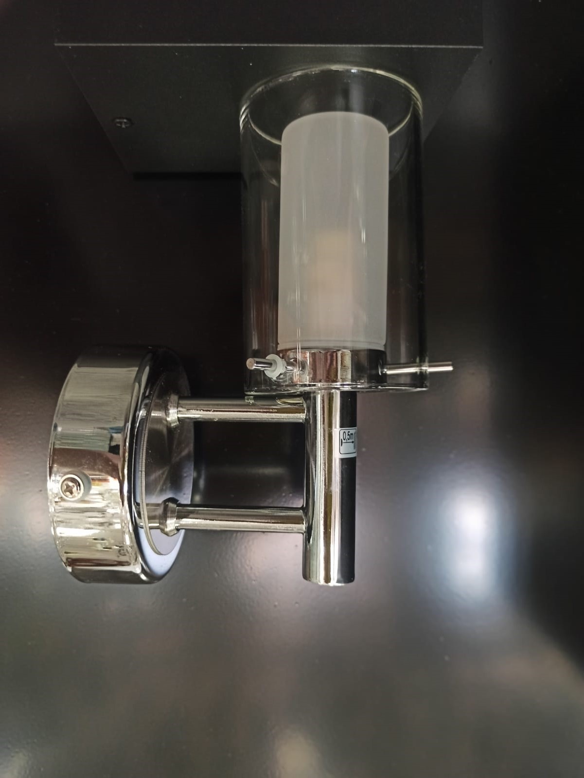 KS-AzurK1-70 Brilum Влагозащищенный накладной светильник, 1*G9 40W 230V IPIP44. Хром