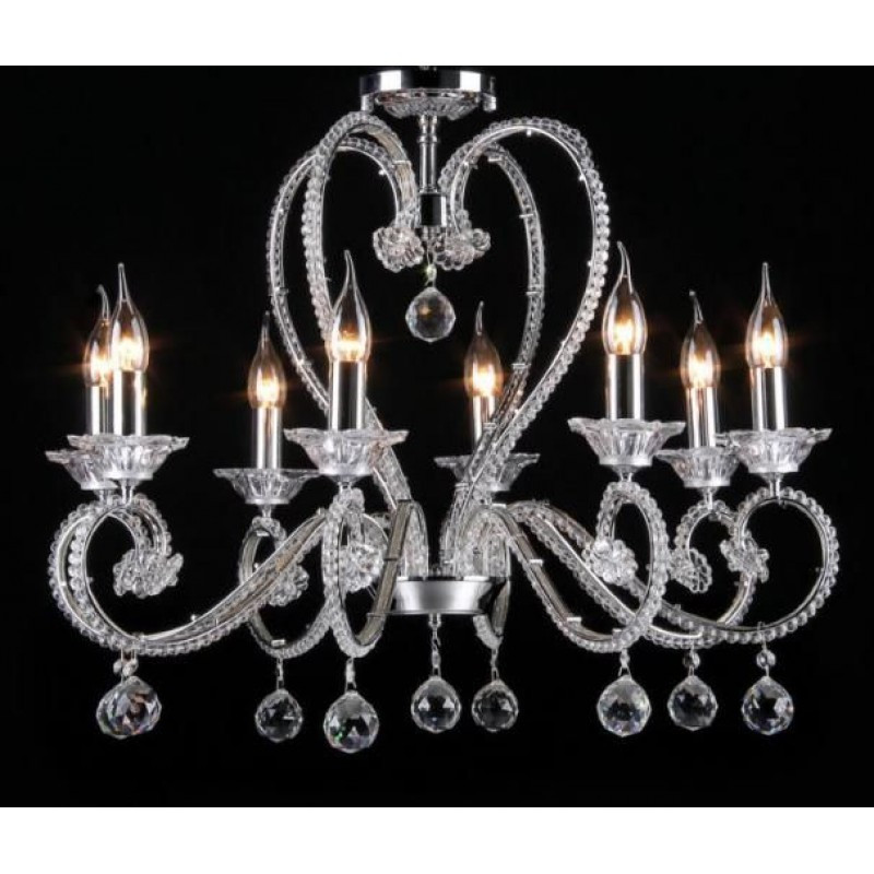 Люстра. 8*E14, 60W, 220V. Хром Maytoni Amore Diamant  DIA332-08-N.