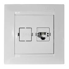 Simon Simon15 Белый Розетка телефонная под коннектор RJ11 IP20 Белый 1590480-030