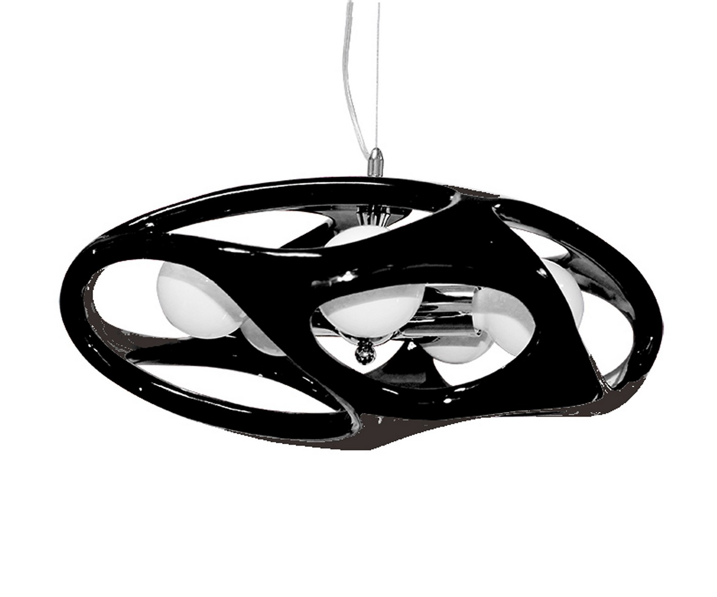 5333-5.19  Ozcan Светильник подвесной  5*E27  40W 220V. Черный