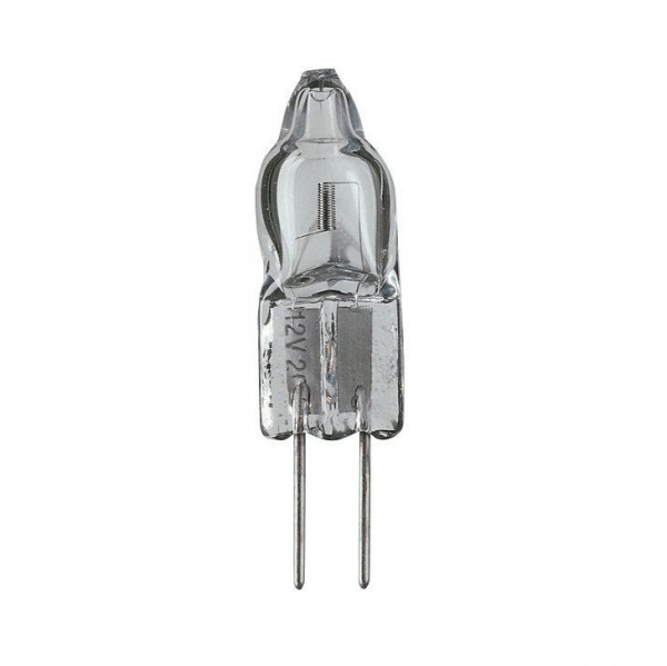 Лампа галогенная капсула Прозрачная 230V, GU4 50W. Comtech G4 HE CL 50 G4 230V