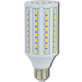 Светодиодная лампа " кукуруза со стеклом " . E27, 7W, 220V, 2700K. Ecola Z7NW17ELC