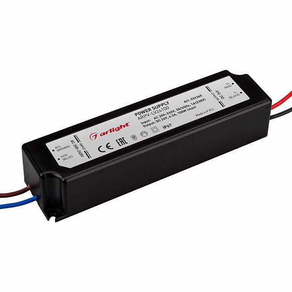 Arlight Блок питания для светодиодных лент IP67 100W 24V. 024345-ARL