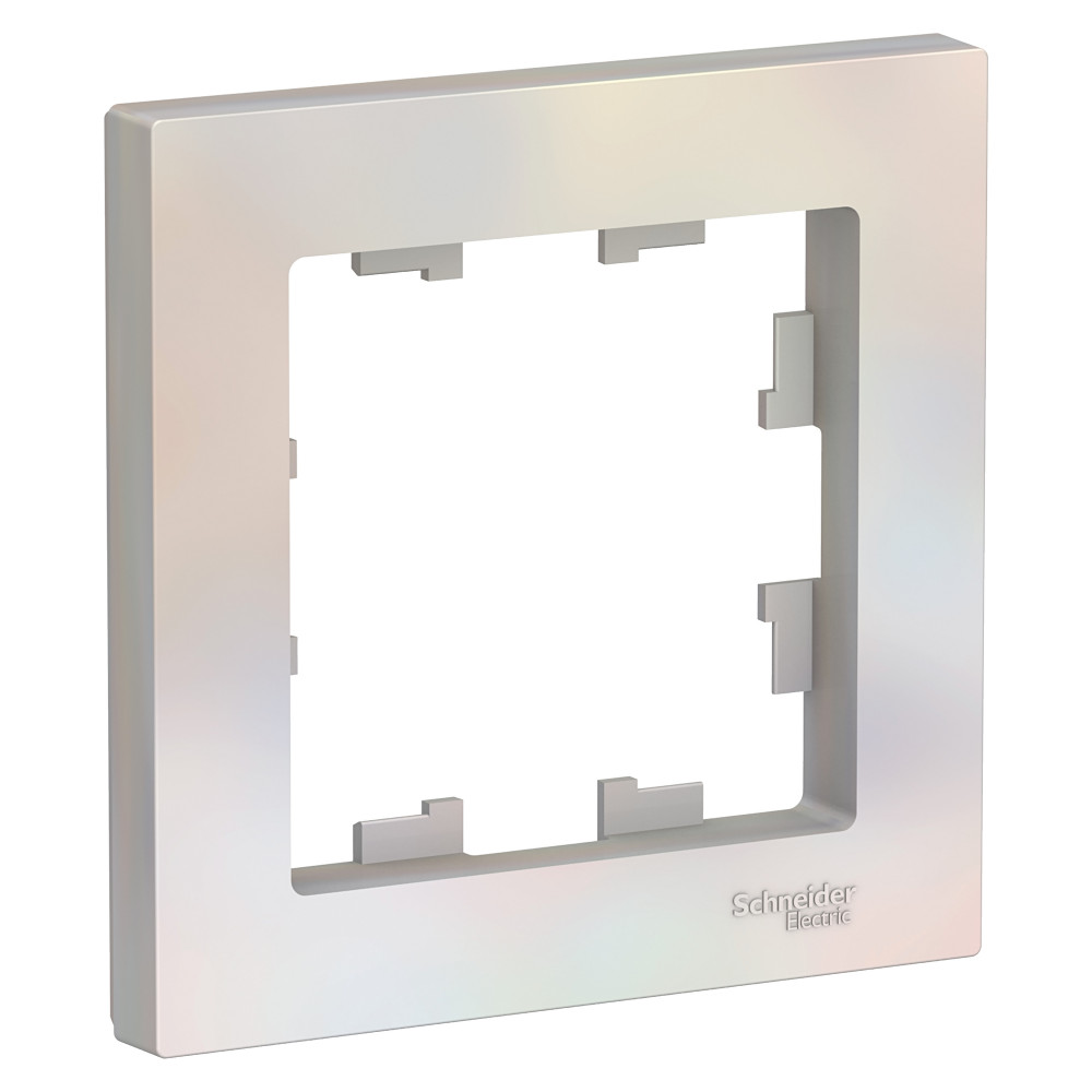 ATN000401. Systeme Electric. AtlasDesign (Жемчуг).Рамка на 1-пост термопласт