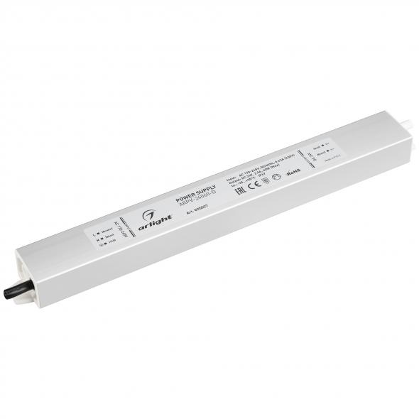 025027-ARL. Arlight. Блок питания для светодиодных лент, IP67, 60W, 24V, 2,5A, 3 года