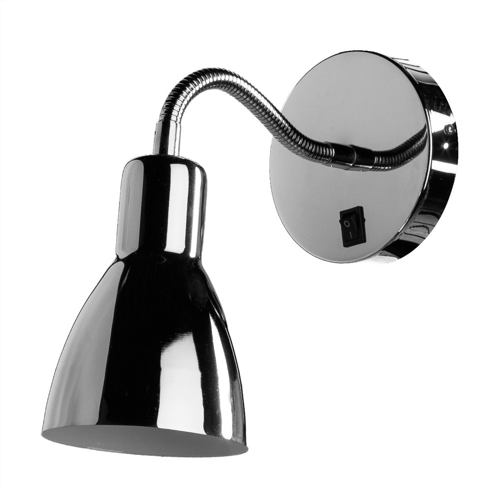 Светильник настенный. Хром 1*E14 40W 220V. Arte Lamp Dorm A1408AP-1CC