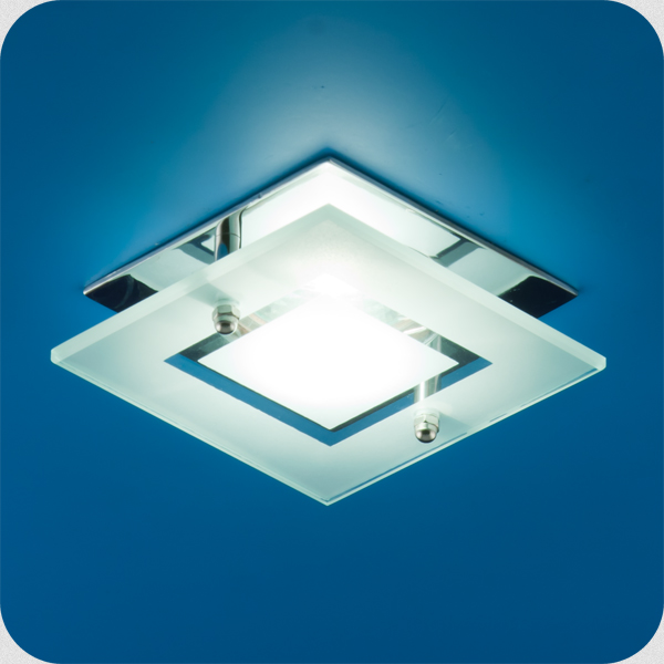 Quartz 51 3 05. Italmac. Встраиваемый светильник MR16, 1*GU5.3, 50W, 12/220V. хром/прозрачный