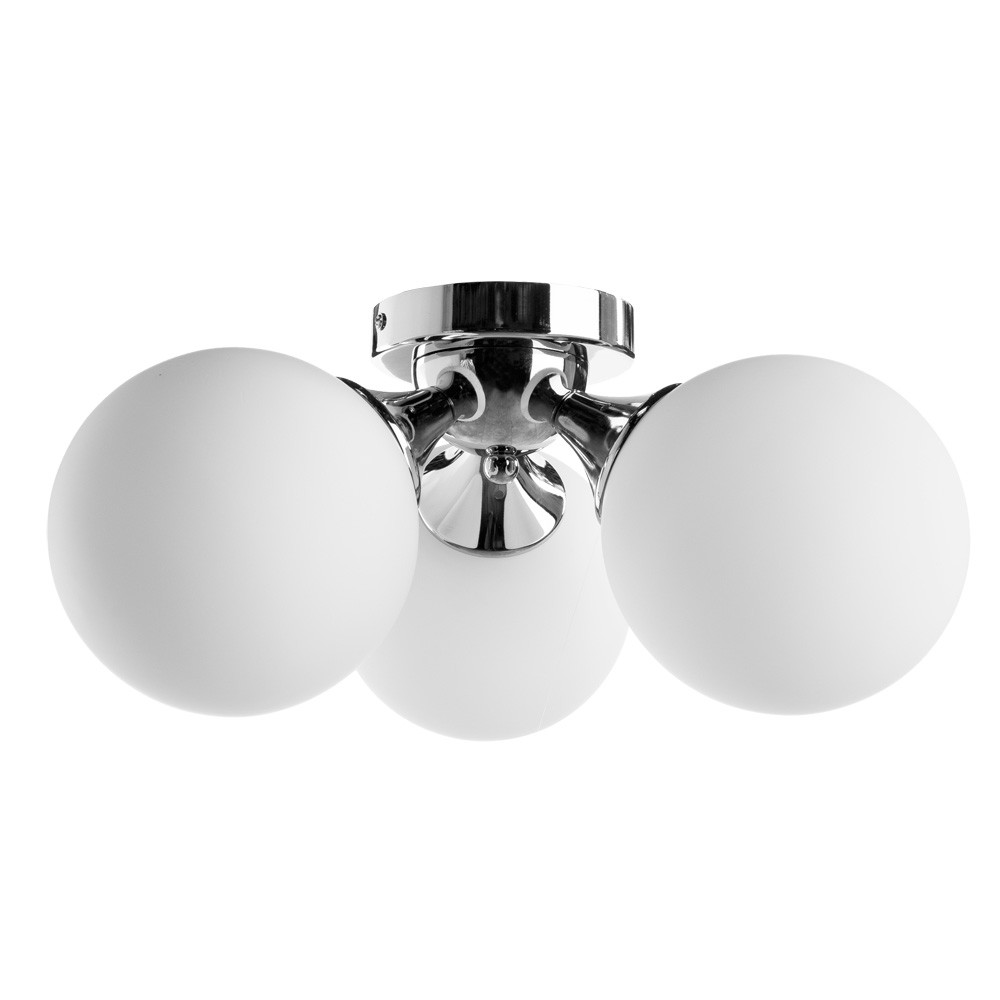 Люстра потолочная. 3*E27, 60W, 220V. Хром Arte Lamp Gelataio A2560PL-3CC.