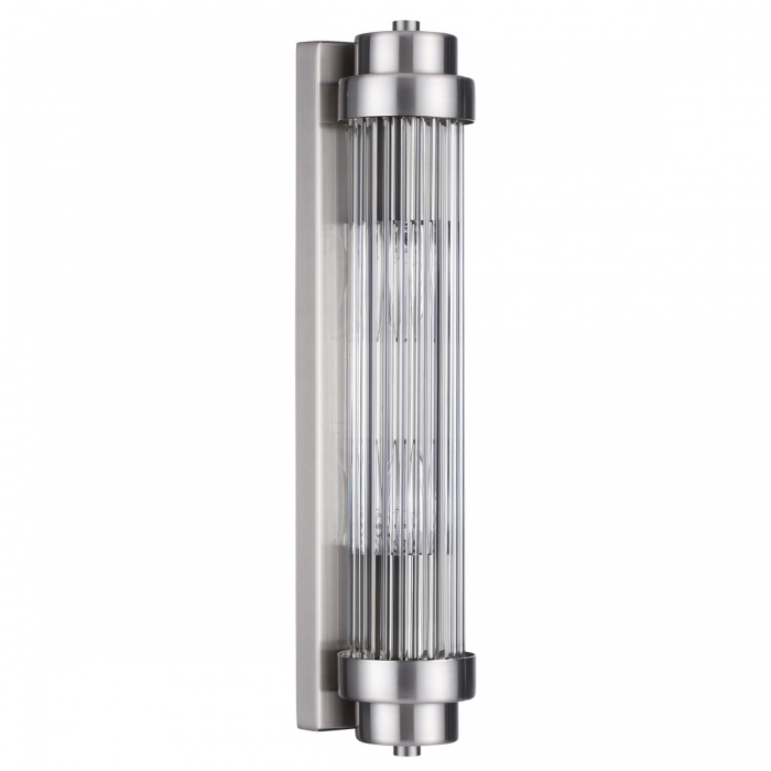 4823/2W Odeon Light Настенный светильник, 2*Цоколь E14 40W 220V 20. Никель, прозрачный