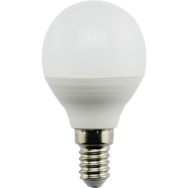 Светодиодная лампа "шар" . E14, 9W, 220V, 2700K . Ecola K4QW90ELC