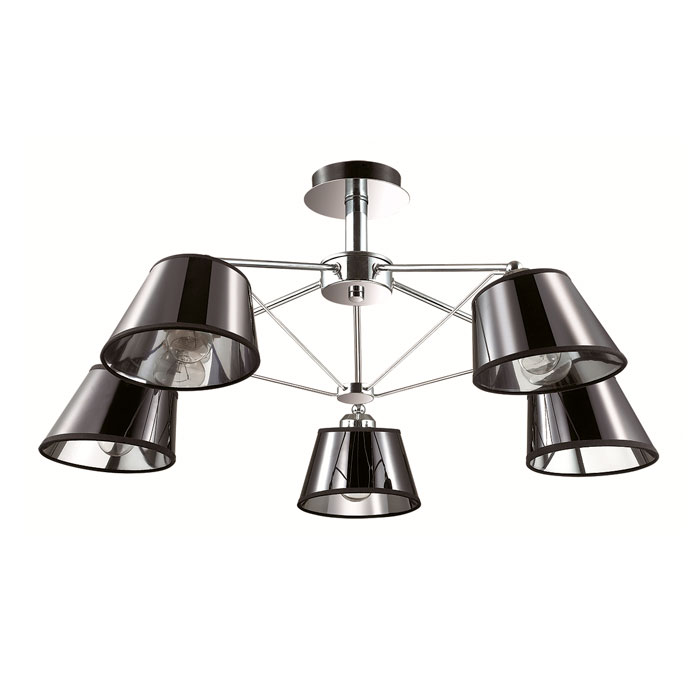 Люстра. 5*E14, 40W, 220V. Хром Lumion Barensa 2975/5C.