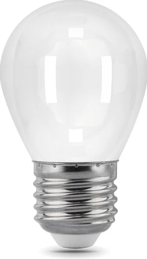 Светодиодная лампа "Шар" . E27, 9W, 220V, 3000K. Gauss 105202109